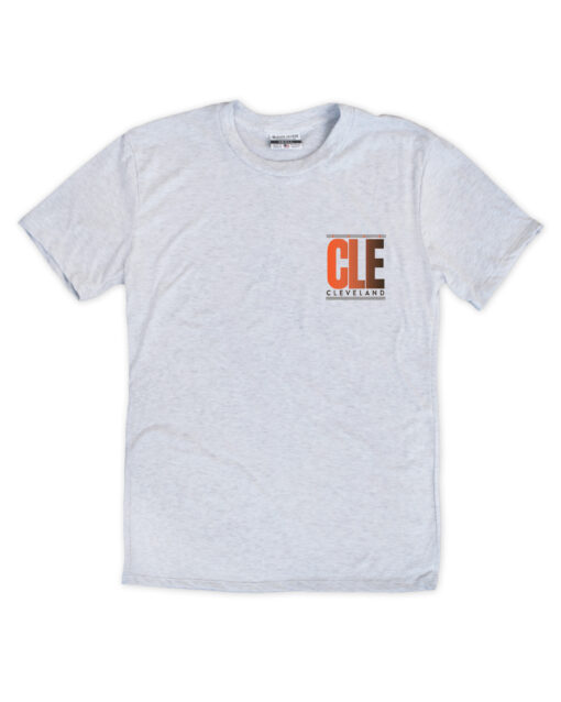 CLE Gradient Front/Back Ash Crew T-Shirt