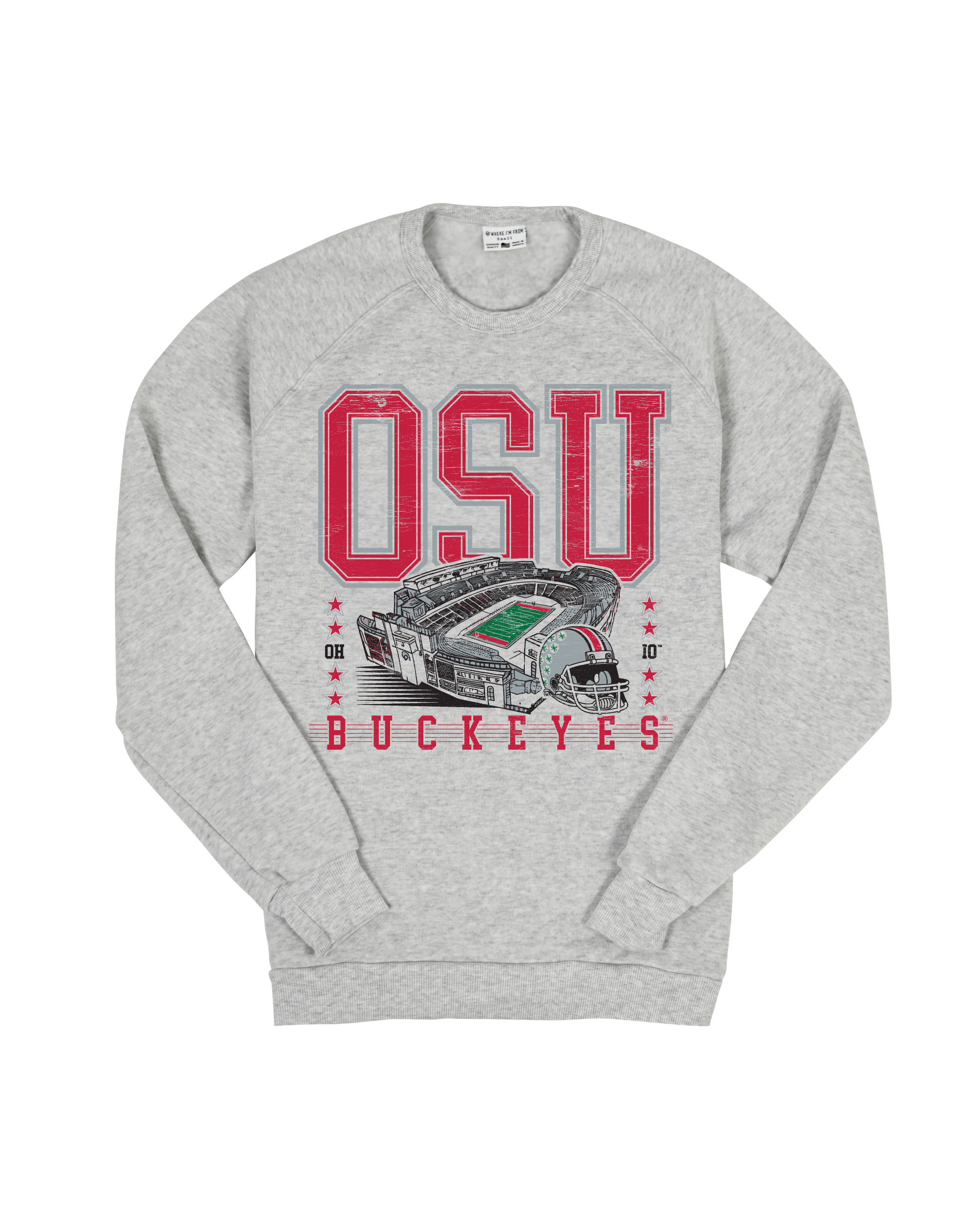 Where I m from Apparel Osu Field Ash Sweatshirt