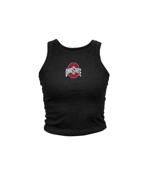 Ohio State Logo Black High Neck Tank