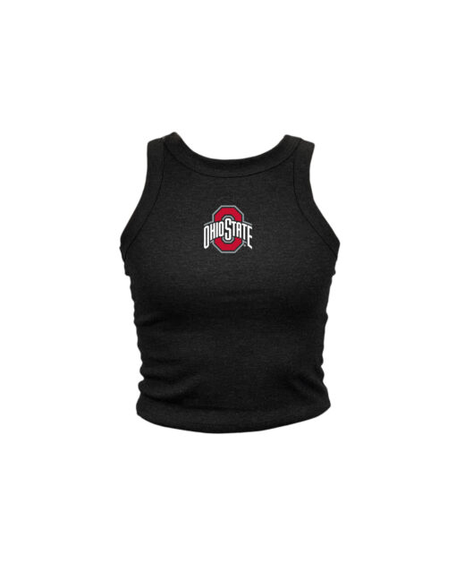 Ohio State Logo Black High Neck Tank