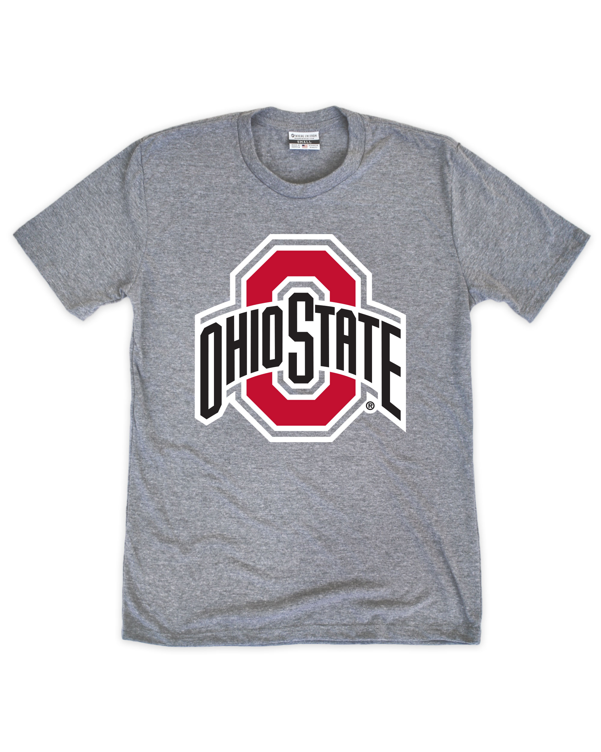 Ohio State Logo Gray Crew