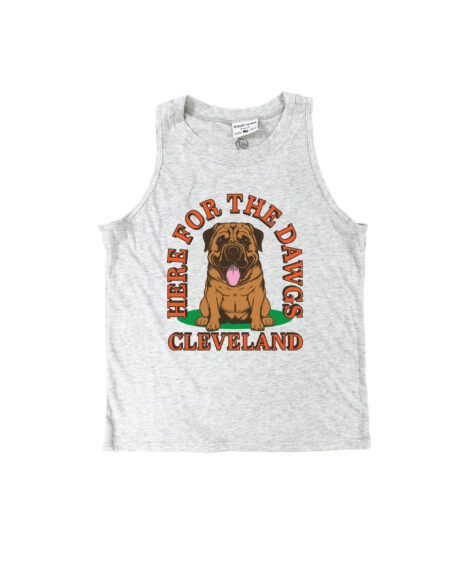 Here For The Dawgs Ash Relaxed Tank