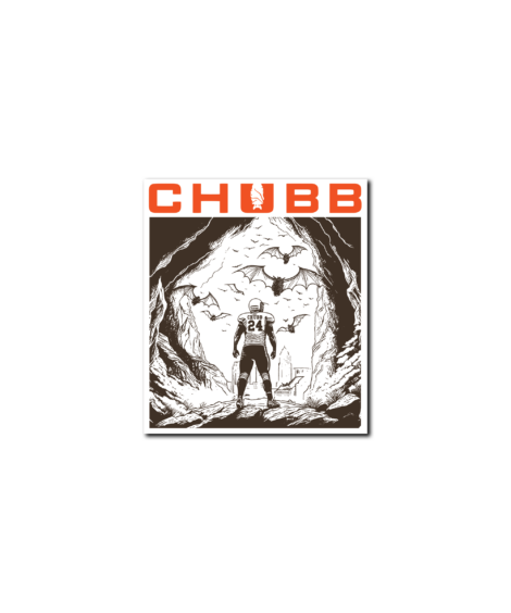 Nick Chubb Cave Sticker