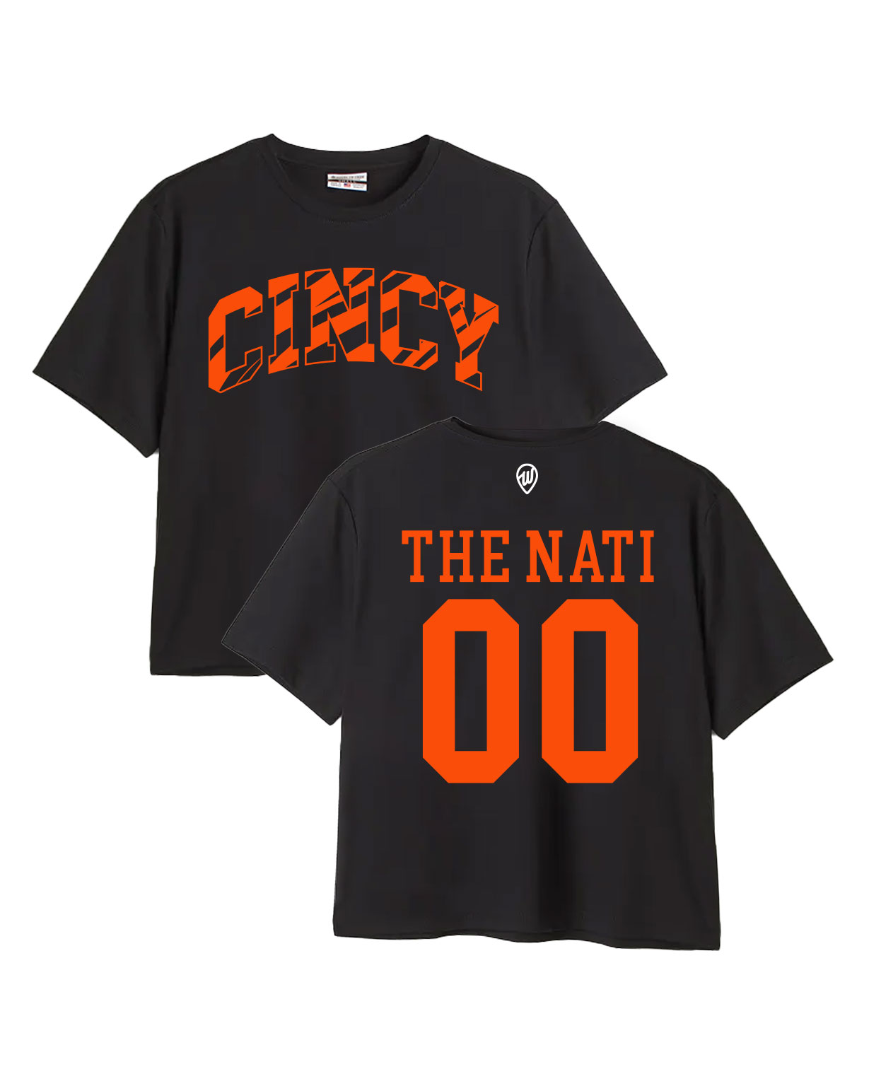 Cincy Jersey Front/Back Women's Easy Tee