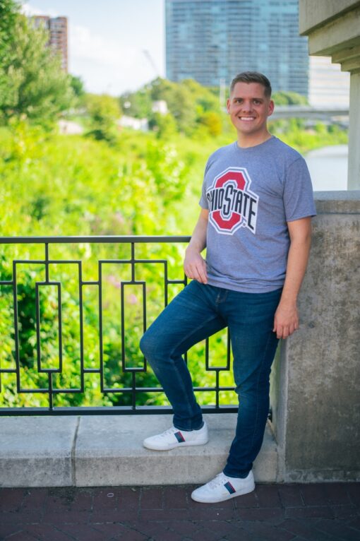 Ohio State Logo Gray Crew - Image 2