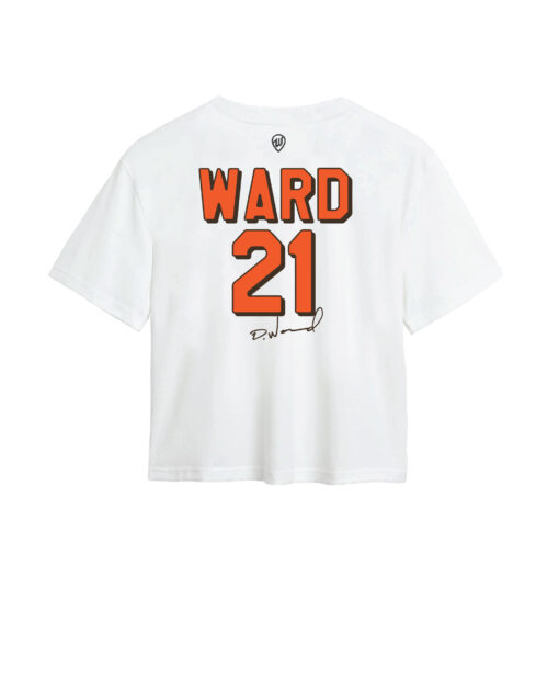 Denzel Ward Jersey Front/Back Women’s Easy Tee