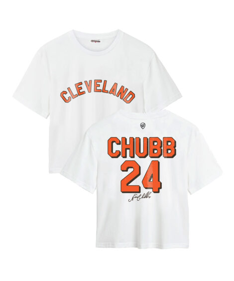 Nick Chubb Jersey Front/Back Women’s Easy Tee