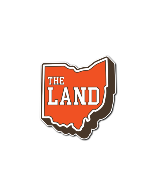 The Land Shape Ohio Sticker