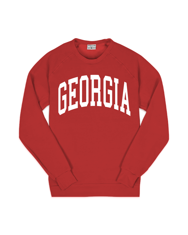 Georgia Oversized Red Sweatshirt