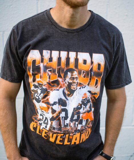 Nick Chubb 90s Collage Mineral Wash Crew