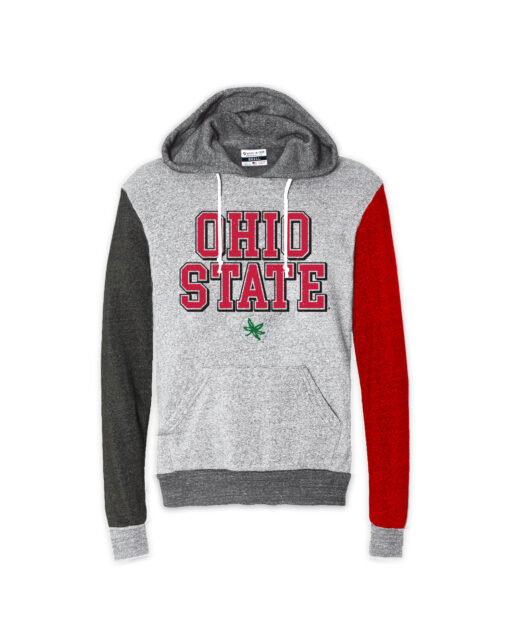 Ohio State Buckeye Leaf Quad Hoodie