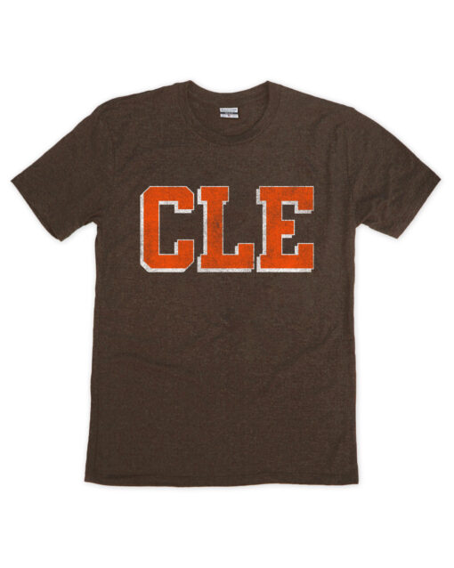 Shadow CLE Brown Crew T-Shirt