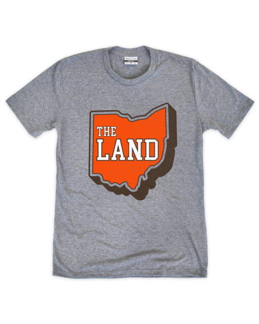 The Land Ohio Shadow Gray Crew T-Shirt