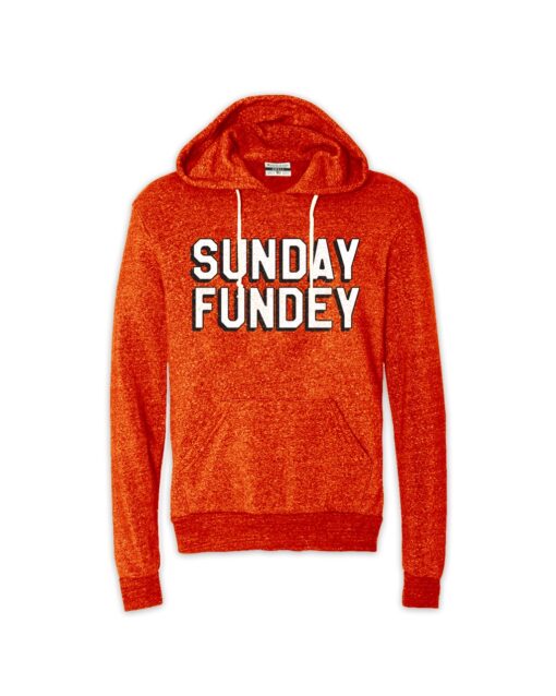 Cincy Sunday Fundey Orange Hoodie