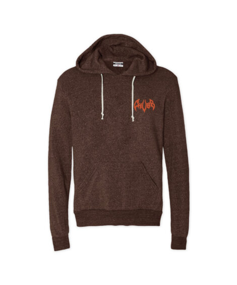 Nick Chubb Superhero Front/Back Brown Hoodie