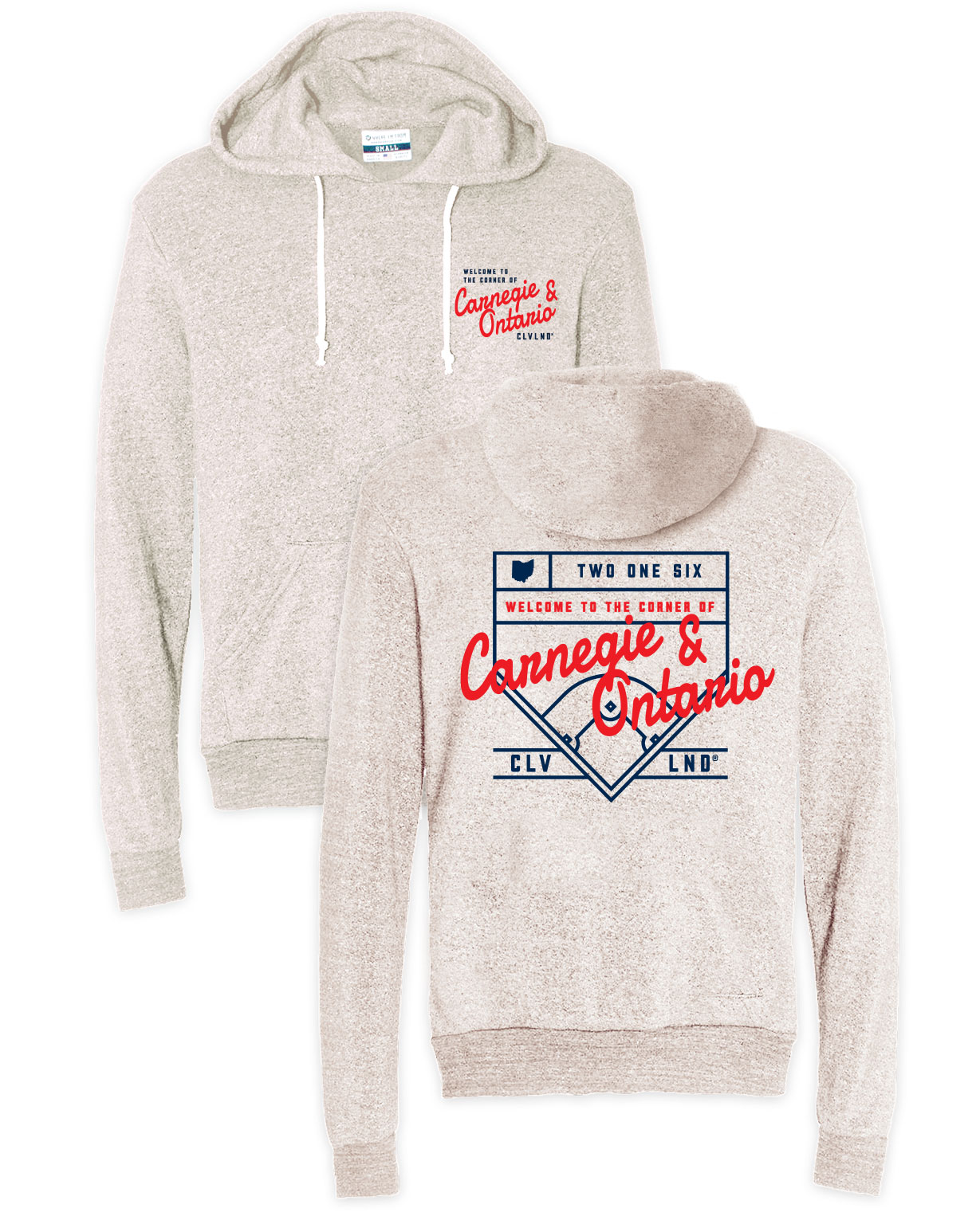 Cleveland Carnegie & Ontario Oatmeal Hoodie