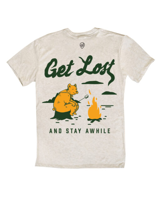 Get Lost and Stay Awhile Front/Back Oatmeal Crew - Image 3