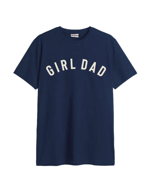 Girl Dad Navy Cotton Crew