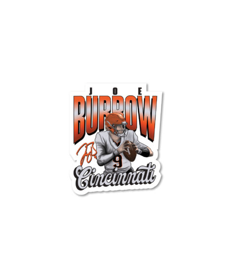 Joe Burrow Comic Sticker
