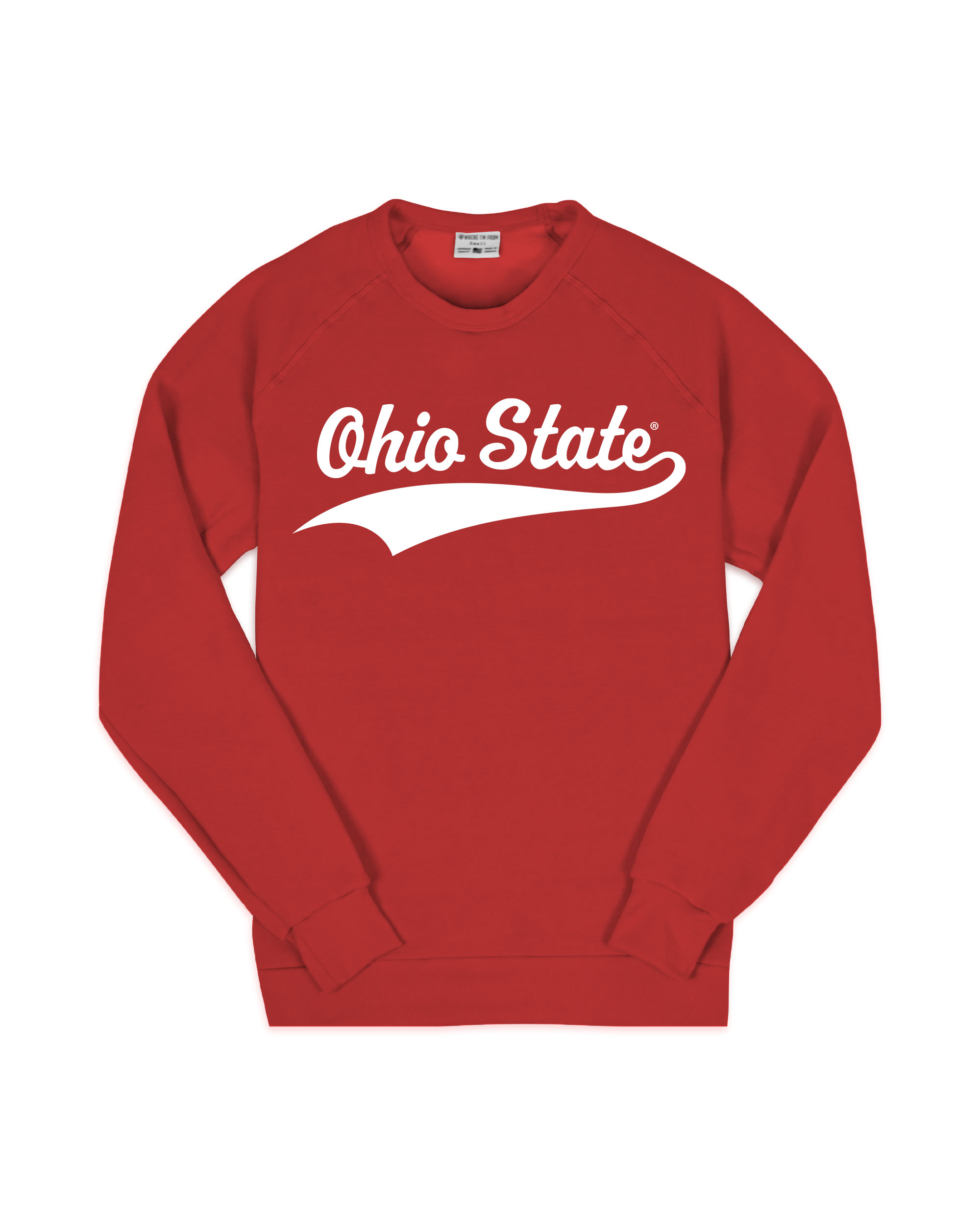 Where I m from Apparel Ohio State Underline Red Sweatshirt