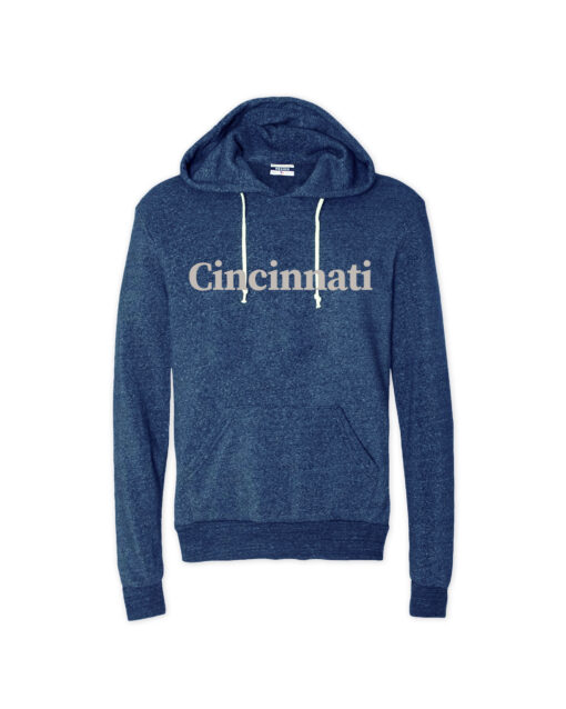 Simple Cincinnati Navy Hoodie