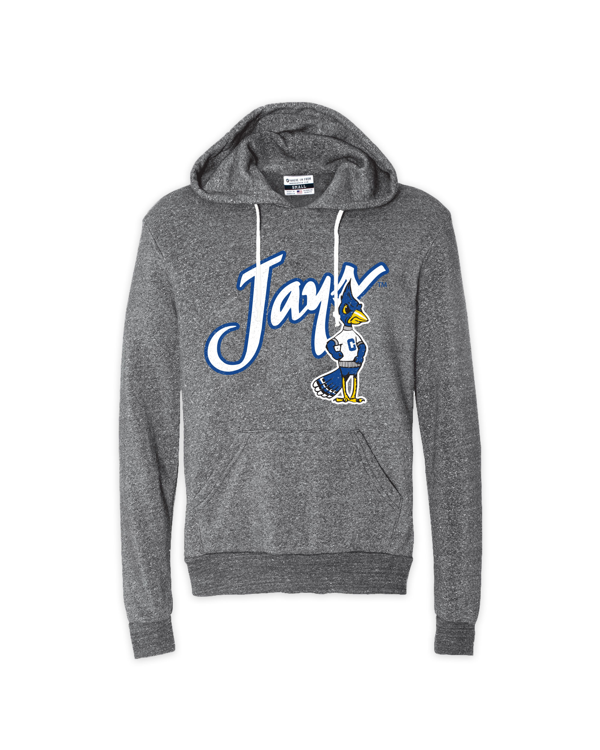 Creighton Bluejays Vintage Gray Hoodie