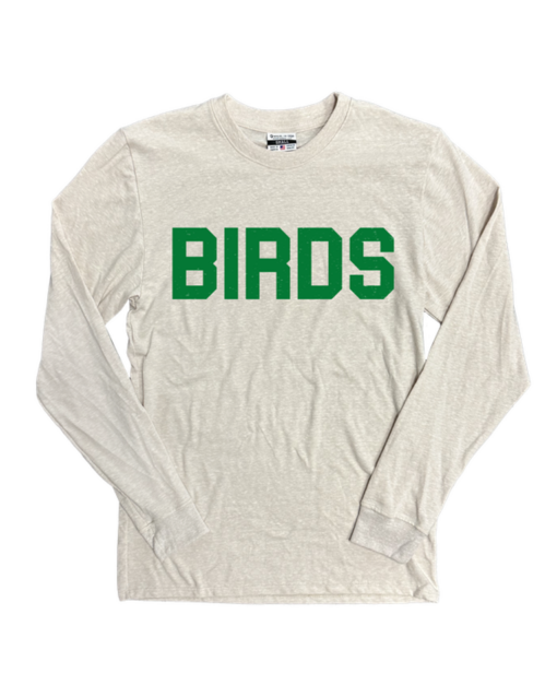Birds Oatmeal Long Sleeve