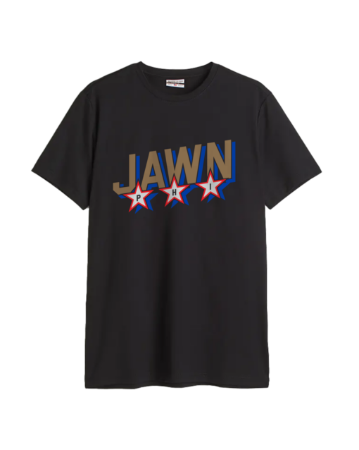 Jawn Stars Black Cotton Crew