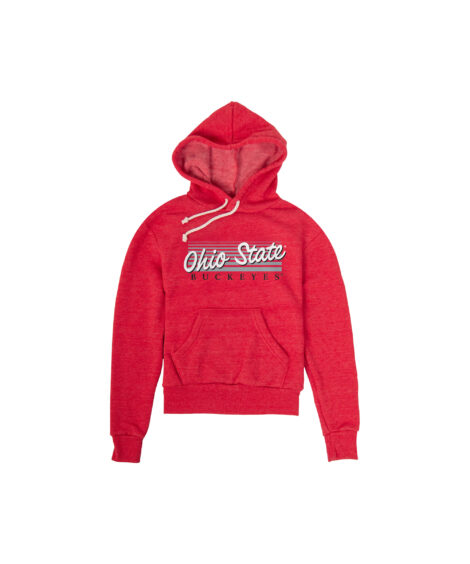 Ohio State Buckeyes Lines Red Youth Hoodie