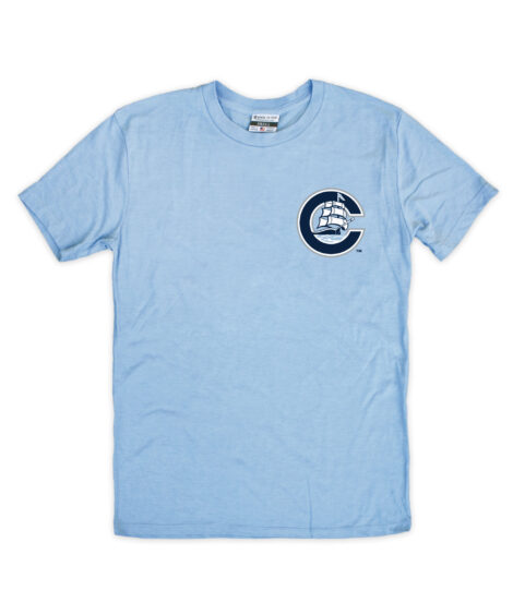 Columbus Clippers Retro Logo Front/Back Light Blue Crew
