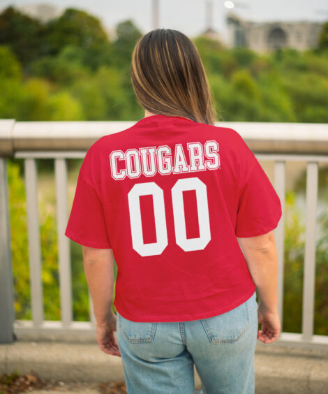 Houston Cougars Jersey Red Women’s Easy Tee