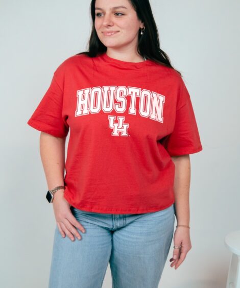 Houston Cougars Jersey Red Women’s Easy Tee