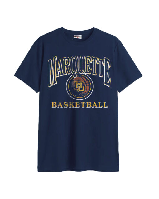 Marquette Basketball Navy Cotton Crew