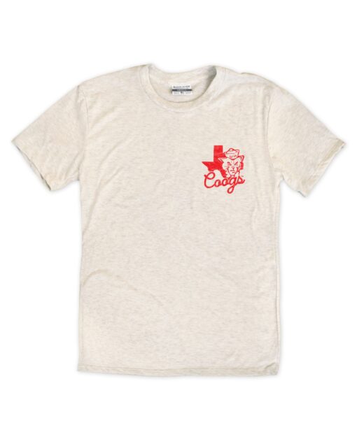 University of Houston Vintage “Eat ‘Em Up Coogs” Front/Back Oatmeal Crew - Image 3
