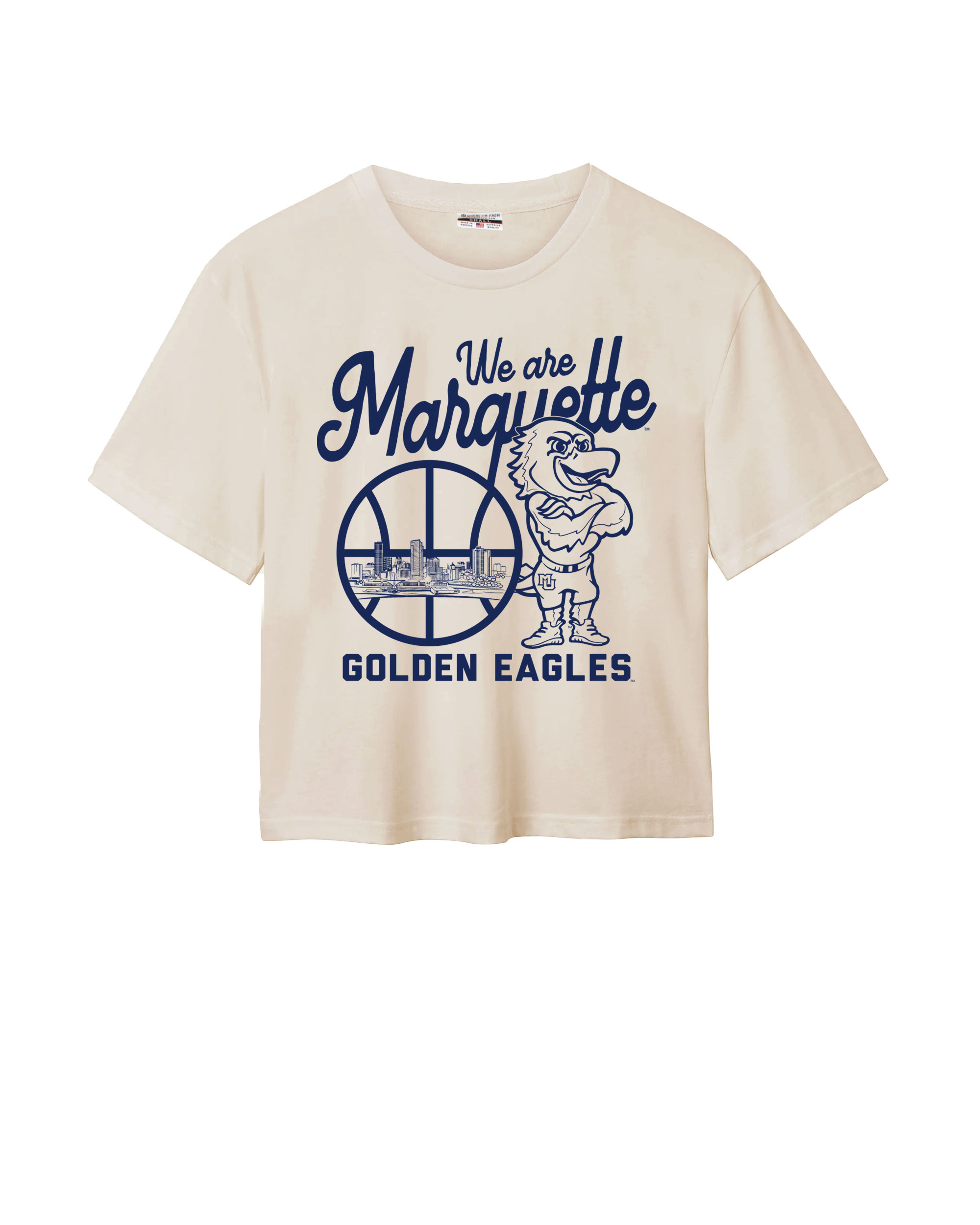 We Are Marquette Oatmeal Easy Tee