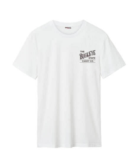 The Buckeye State Front/Back White Cotton Crew