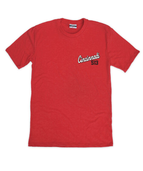 Cincinnati 513 Diamond Front/Back Red Crew