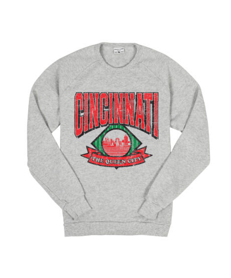 Cincinnati Field Stripes Ash Sweatshirt