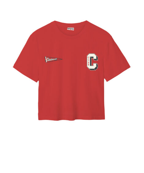 Cincinnati Pennants Front/Back Women's Easy Tee
