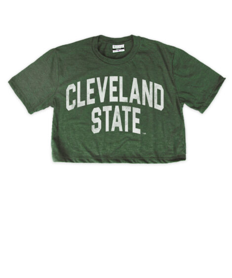 Cleveland State University Green Crop Top