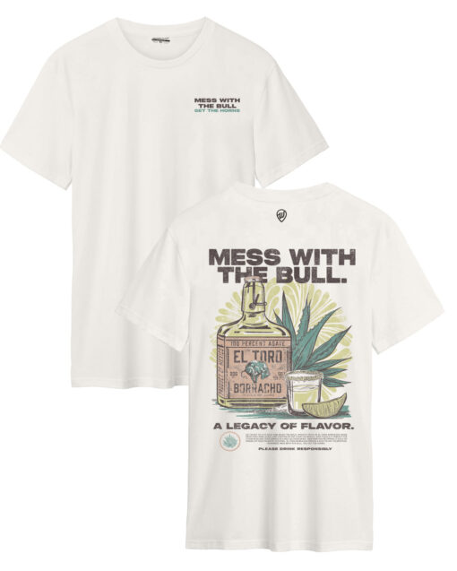 El Toro Borracho Front/Back Bone Cotton Crew