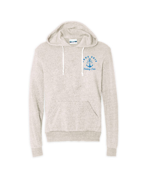 Lake Erie Fishing Club Front/Back Oatmeal Hoodie