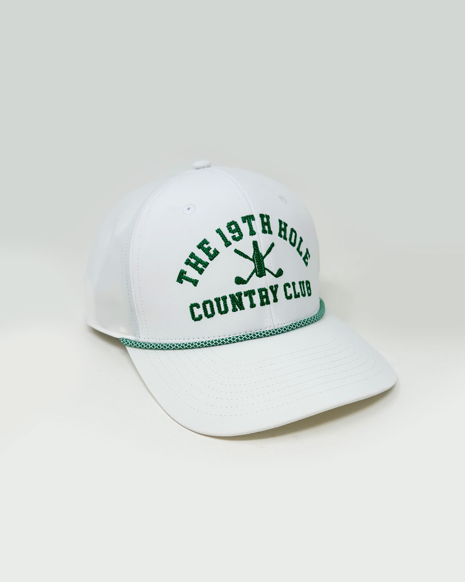 The 19th Hole Country Club White Rope Hat
