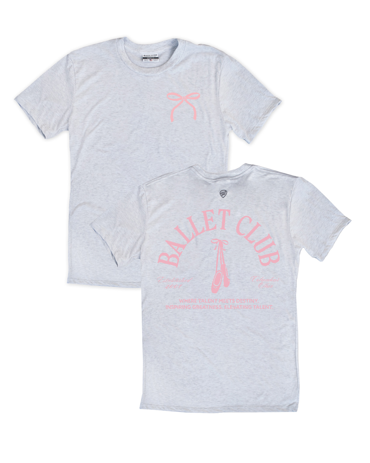 Ballet Club Front/Back Ash Youth Crew