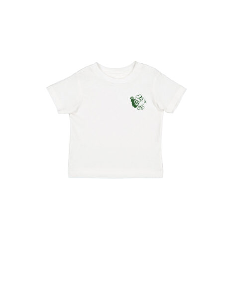Caddy In Training Front/Back White Toddler Crew