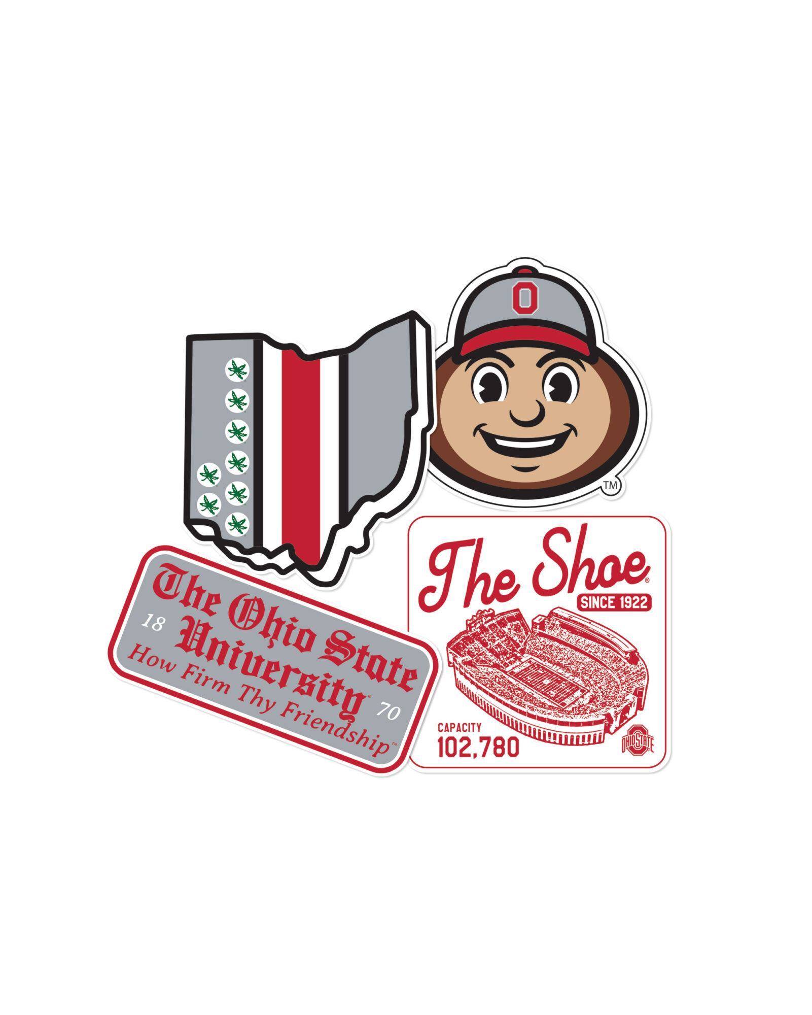 Ohio State Buckeyes Sticker Pack