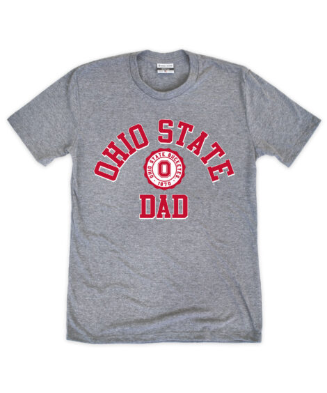 Ohio State Dad Seal Gray Crew